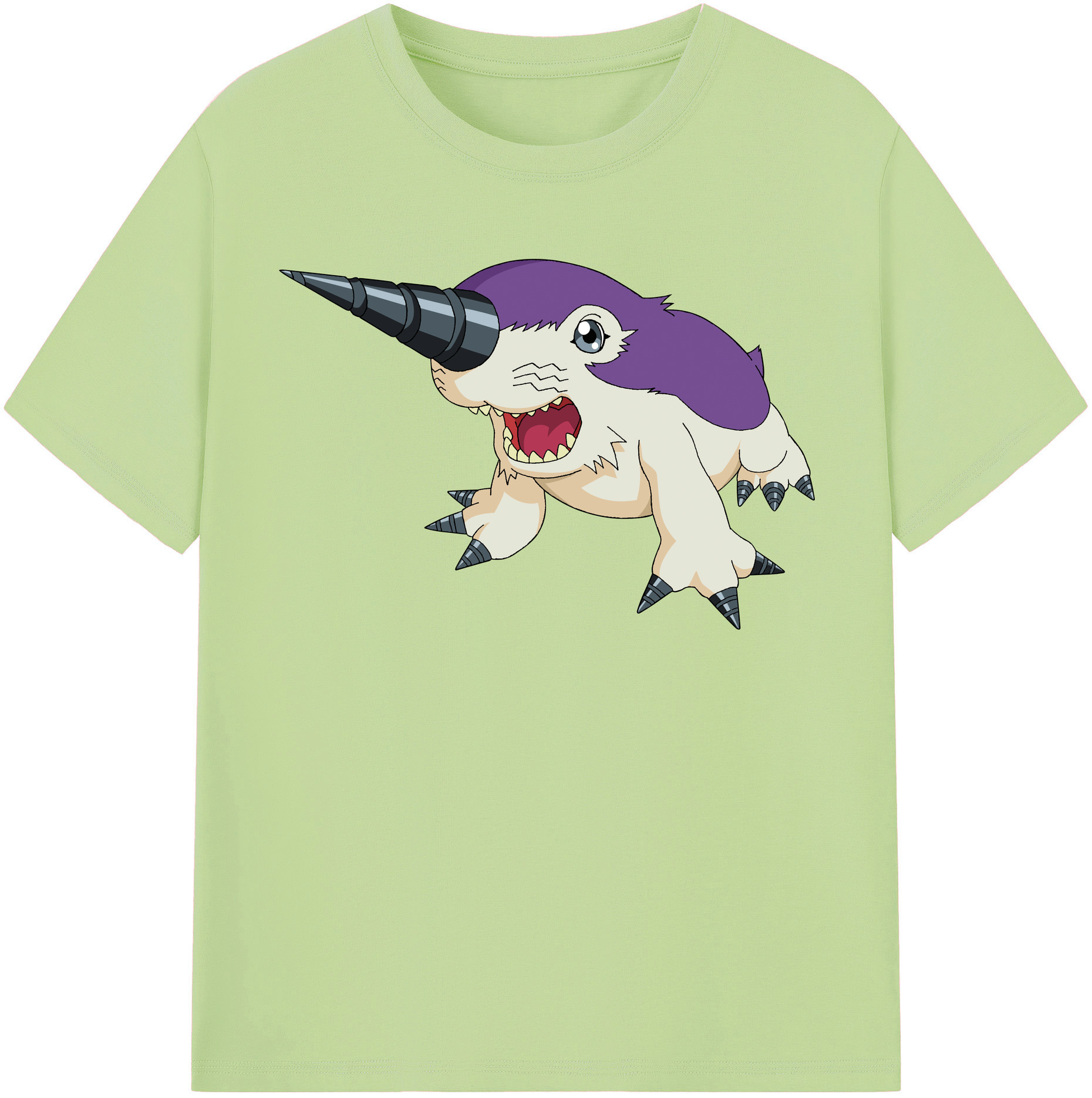 （画像用） Digimon デジタルモンスター/デジモン 綿100％半袖Tシャツ（フロントプリント）
